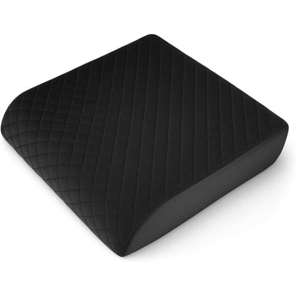 Memory Foam Chair Cushion Recliner Seat Pad Armchair Non Slip Waterproof Black - Picture 5 of 8